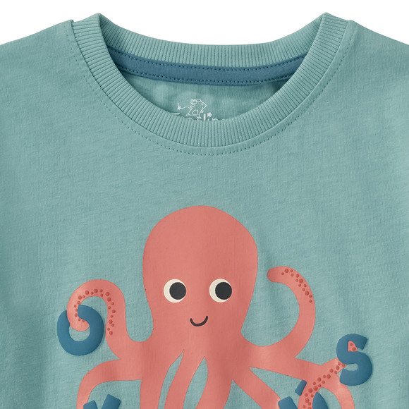 Kinder T-Shirt mit Oktopus-Motiv
