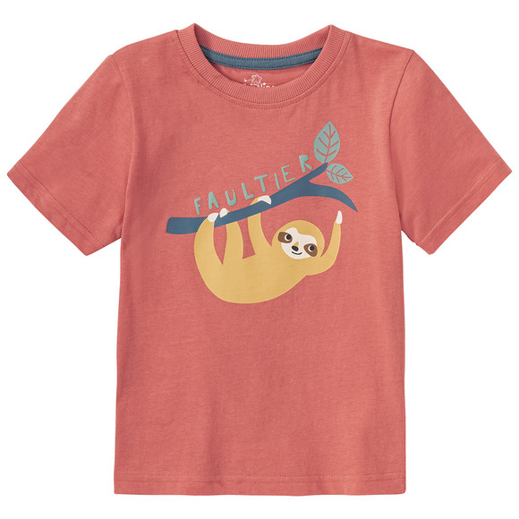 Kinder T-Shirt mit Faultier-Motiv