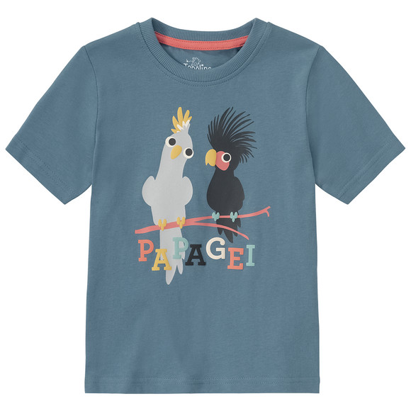 Kinder T-Shirt mit Papageien-Motiv