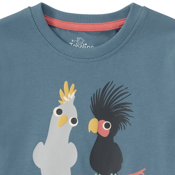 Kinder T-Shirt mit Papageien-Motiv