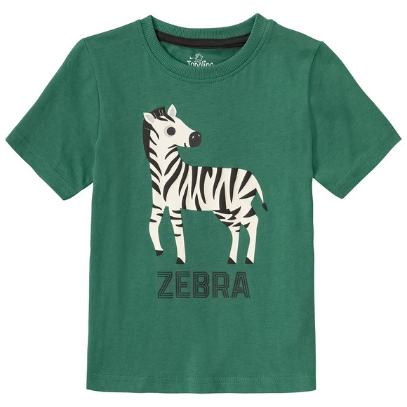 Kinder T-Shirt mit Zebra-Motiv