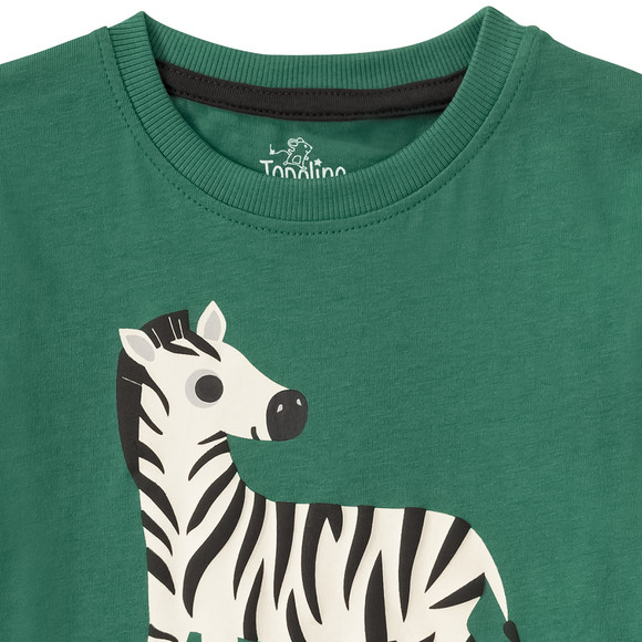 Kinder T-Shirt mit Zebra-Motiv
