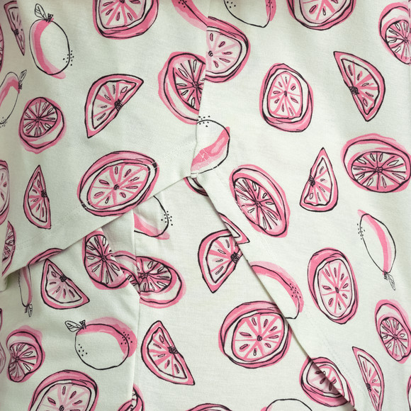 Damen Schlafshirt mit Früchte-Print