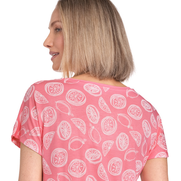 Damen Nachthemd mit Früchte-Print