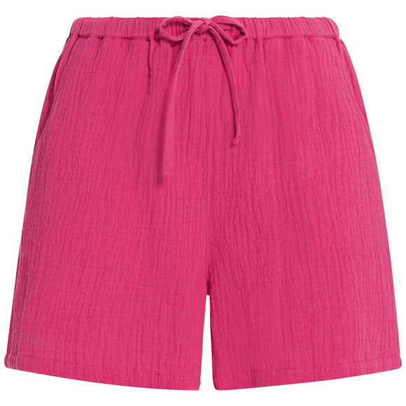damen-musselin-shorts-in-unifarben-pink.html