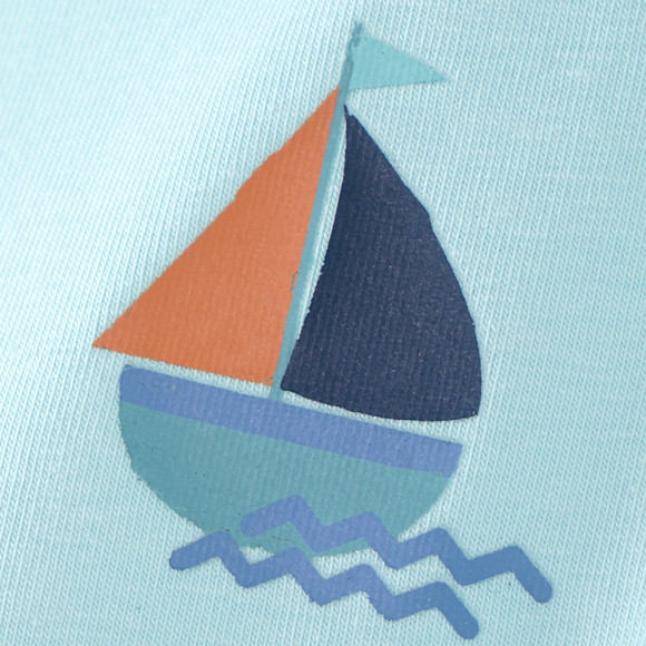 2 Baby Unterhemden mit Segelbooten