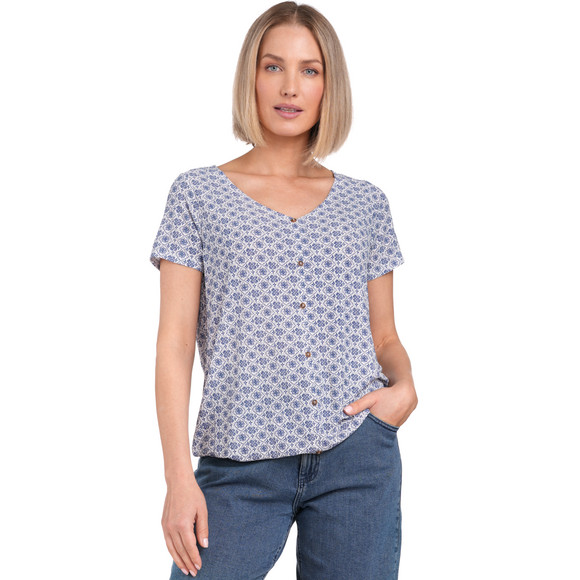 Damen T-Shirt mit Allover-Muster