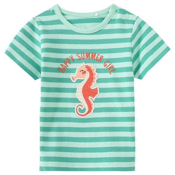 Baby T-Shirt mit Seepferdchen-Motiv