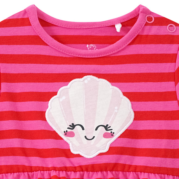 Baby Kleid mit Muschel-Applikation