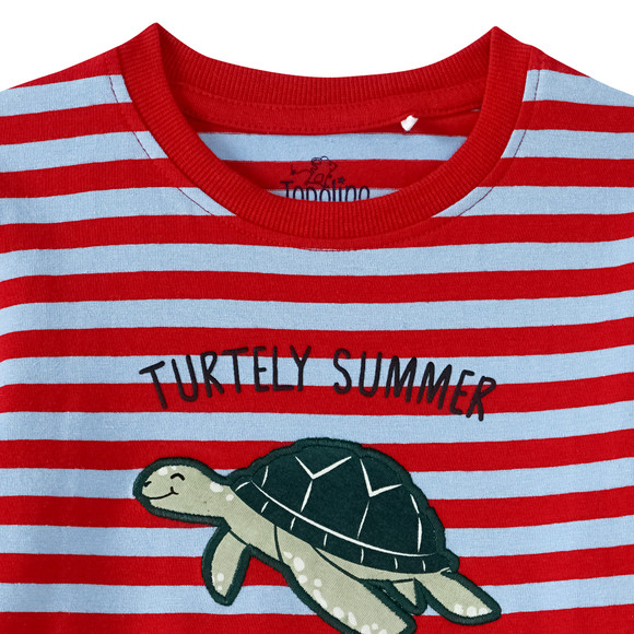 Kinder T-Shirt mit Schildkröten-Applikation