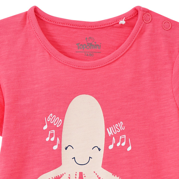Baby T-Shirt mit Tintenfisch-Motiv
