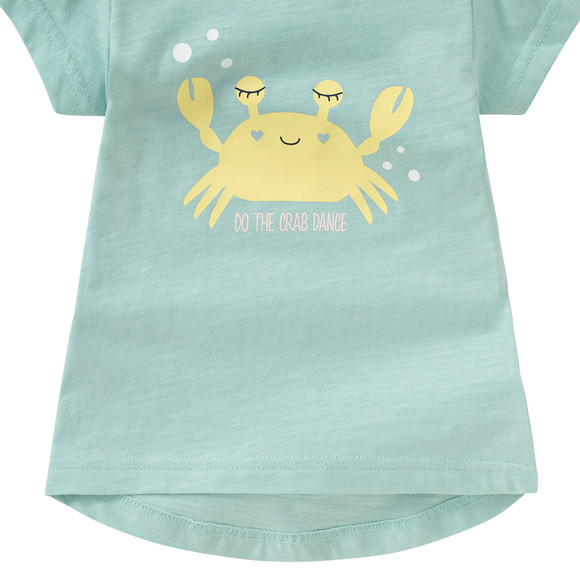 Baby T-Shirt mit Krabben-Print