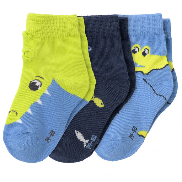 3 Paar Baby Socken mit Motiven
