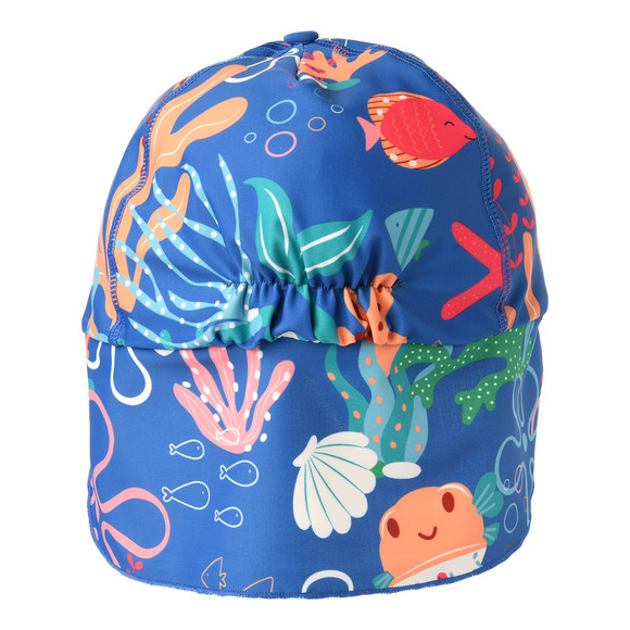 Jungen UV-Badekappe mit Meeres-Motiven