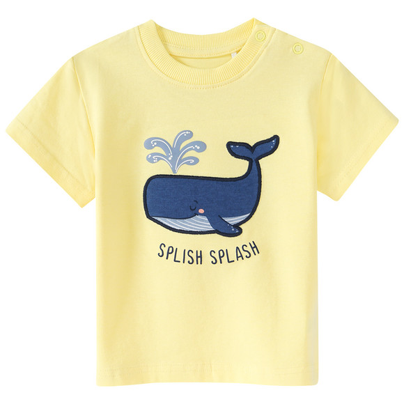 Baby T-Shirt mit Wal-Applikation
