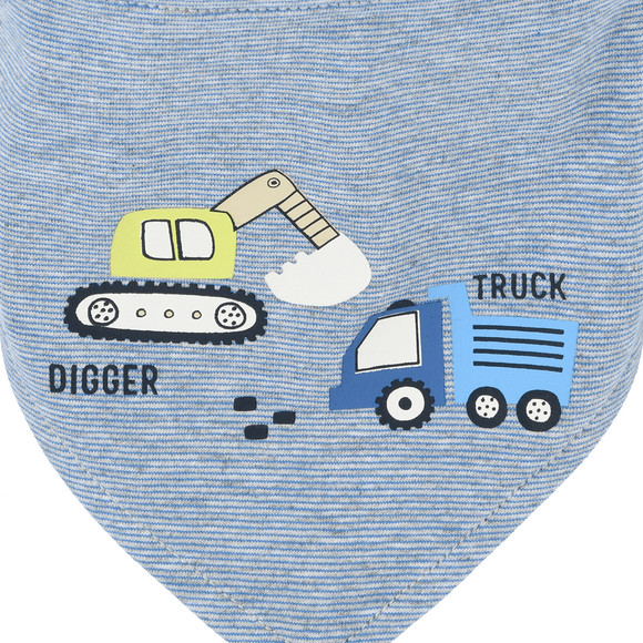 Baby Bandana mit Truck-Print