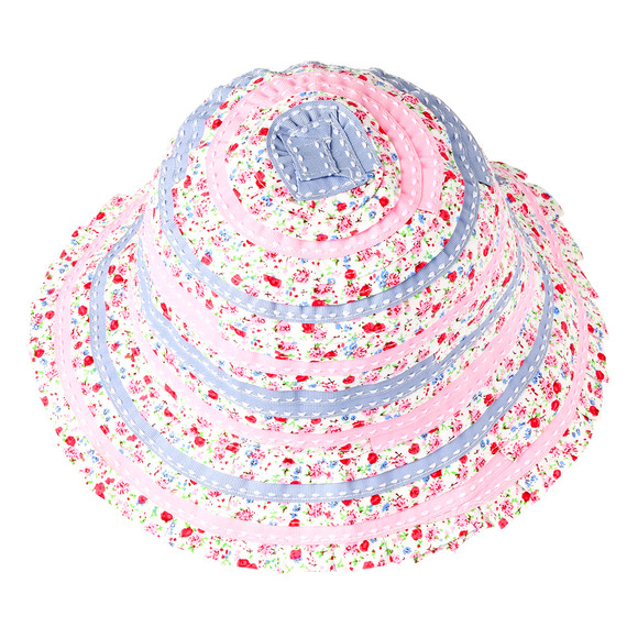 Mädchen Hut mit floralem Muster