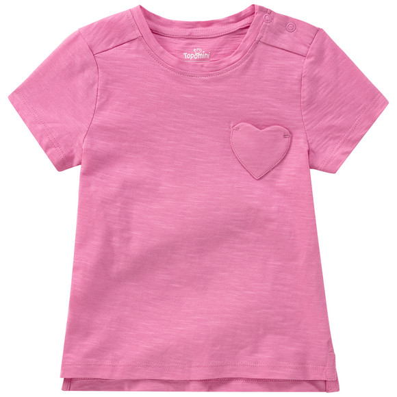 Baby T-Shirt mit Herz-Tasche