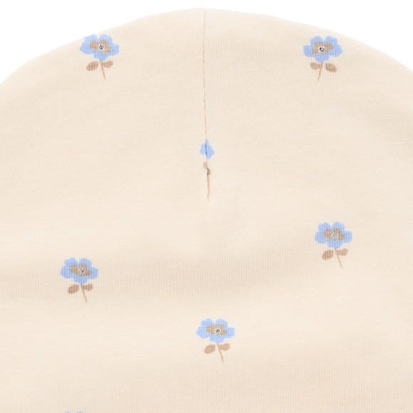 Baby Mütze mit Blumen-Print