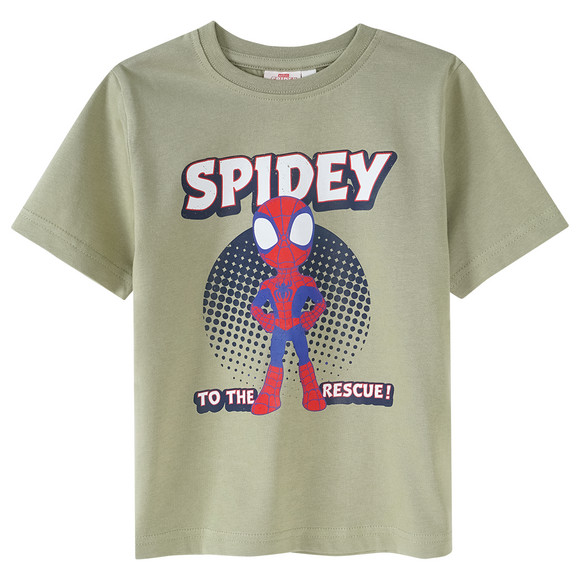 marvel-spidey-t-shirt-mit-print-oliv.html