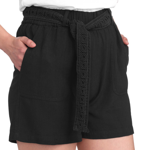 Damen Shorts aus Leinen-Mix