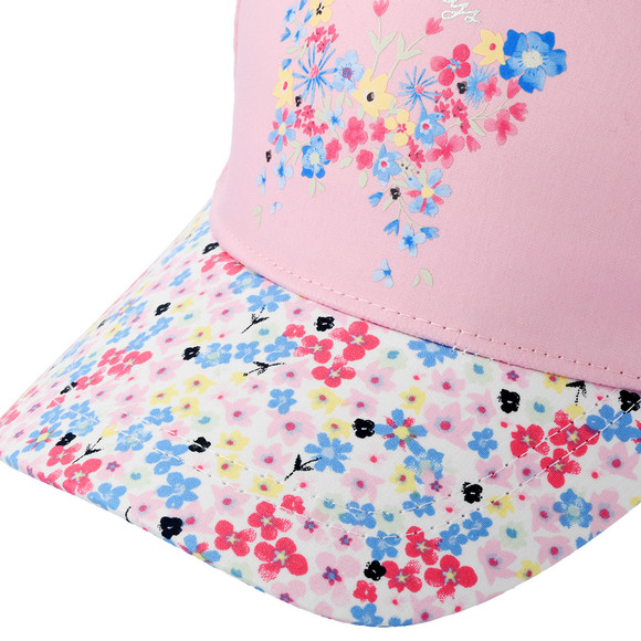 Mädchen Kappe mit Blumen-Muster