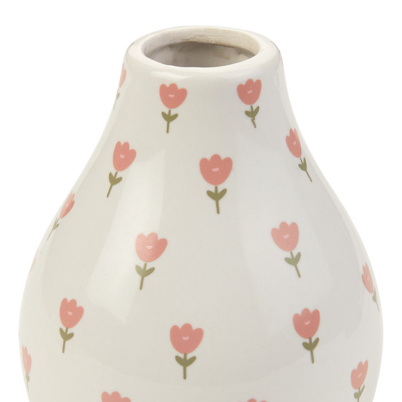 Kleine Vase mit Blumenmuster