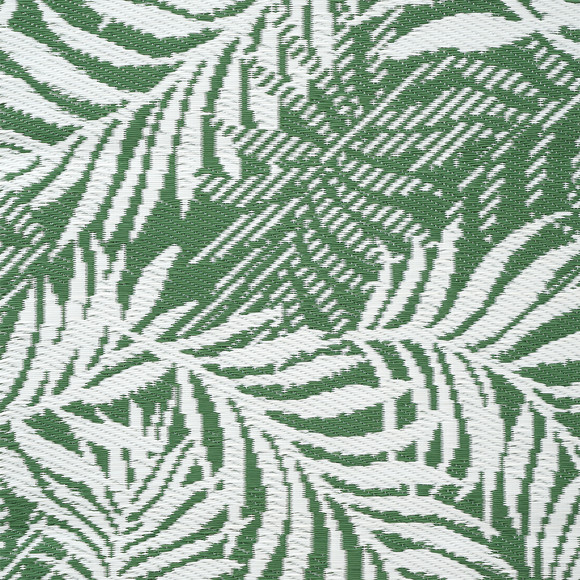 Outdoor-Teppich 90x150 cm mit Palmenblättern