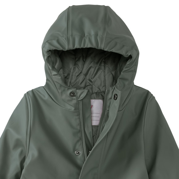 Regenpak voor baby’s met gewatteerde voering