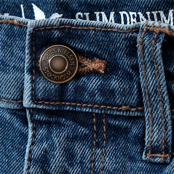 Jungen Slim-Jeans mit Used-Waschung