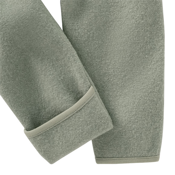 Baby wollen salopette met omgeslagen boorden