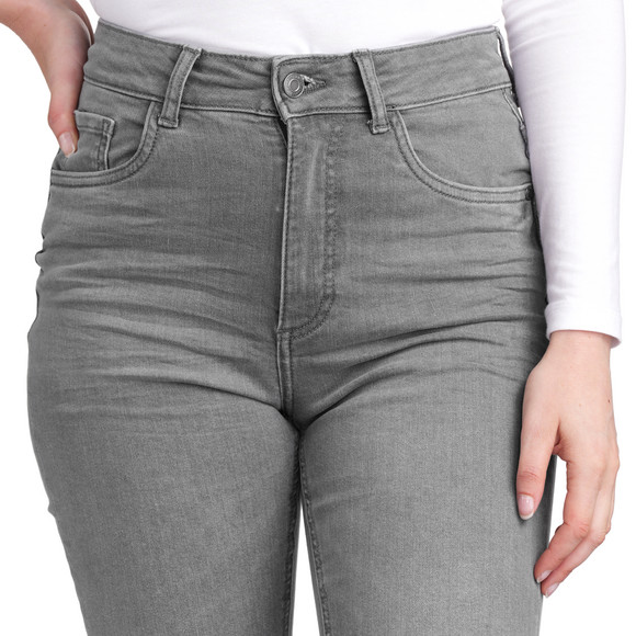 Damen Skinny Jeans mit Used-Waschung