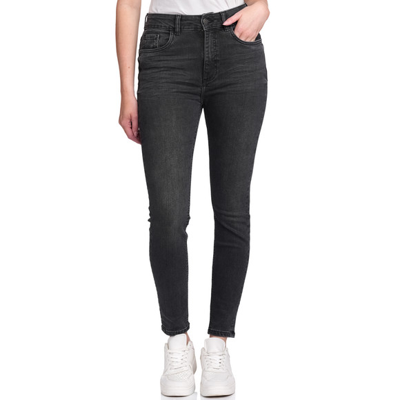 Damen Skinny Jeans mit Used-Waschung