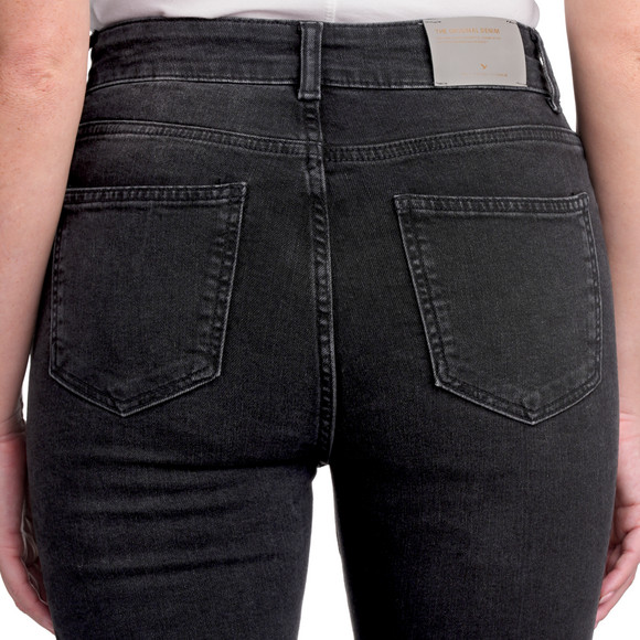 Damen Skinny Jeans mit Used-Waschung