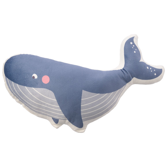 Figurenkissen Wal in weicher Qualität