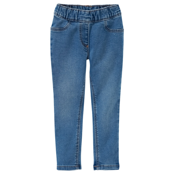 2 Mädchen Jeggings mit Stretch-Bund