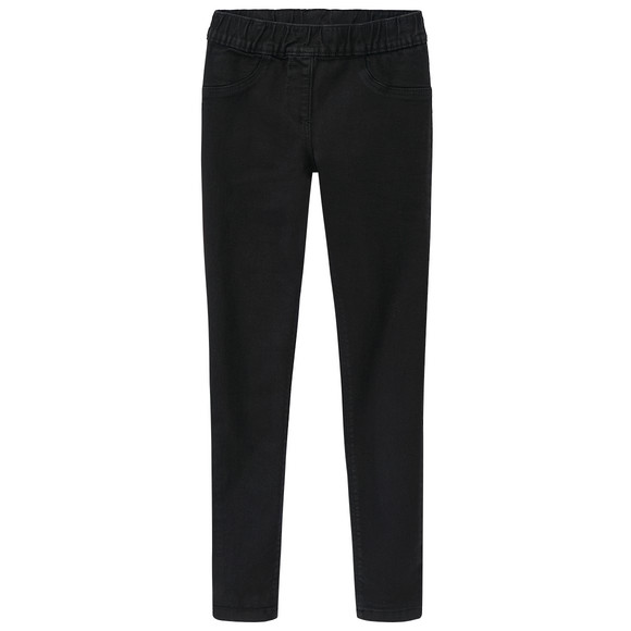 2 Mädchen Jeggings mit Stretch-Bund