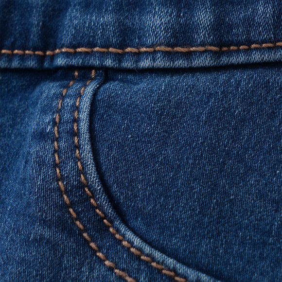 2 Mädchen Jeggings mit Stretch-Bund