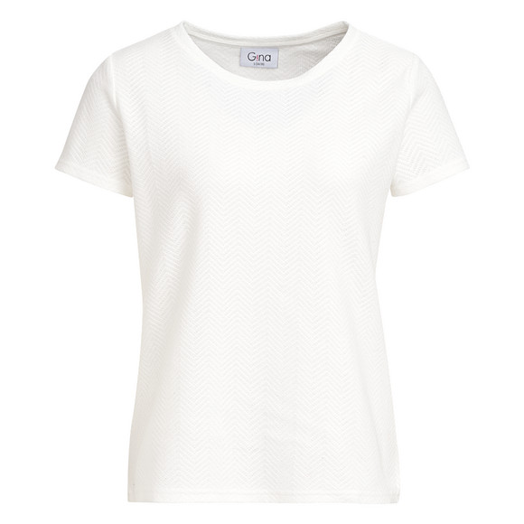 Damen Strick-T-Shirt unifarben