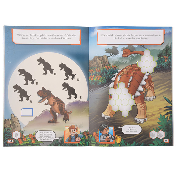 LEGO Jurassic World Stickerbuch mit 24 Seiten
