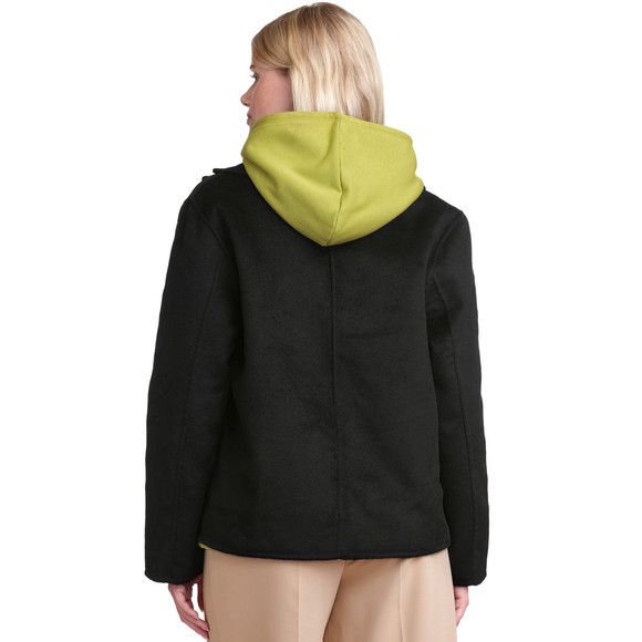 Wollen jas voor dames in blazer-look