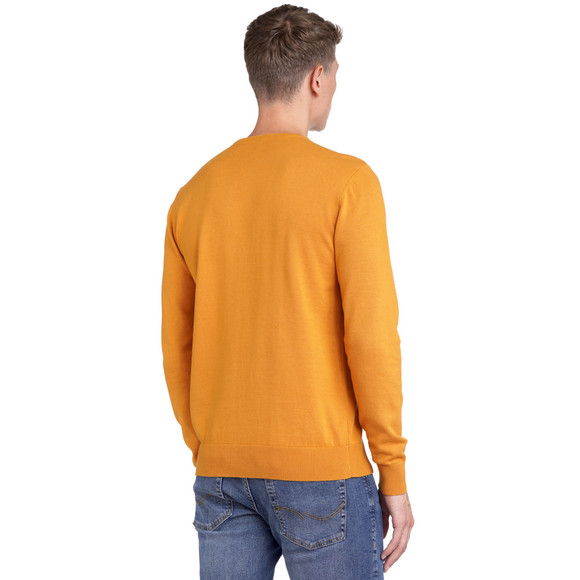 Fijngebreide herentrui met ronde hals