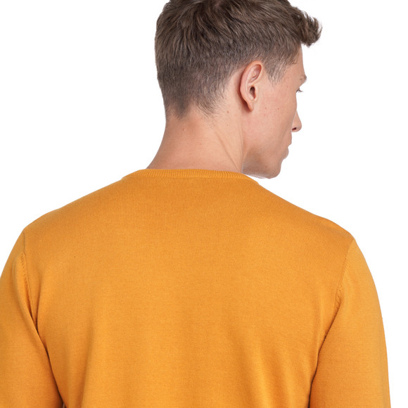 Fijngebreide herentrui met ronde hals