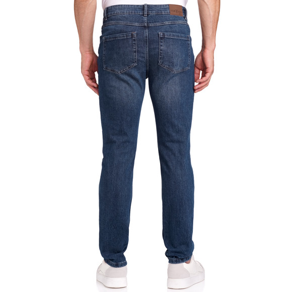 Herren Regular-Jeans mit Used-Waschung