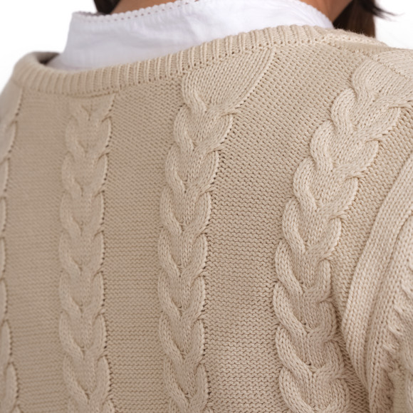 Damen Strickjacke in Flecht-Struktur