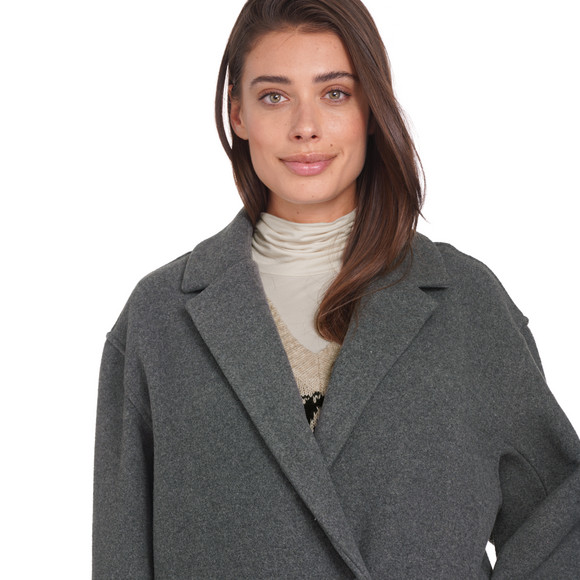 Damen Mantel in Woll-Optik