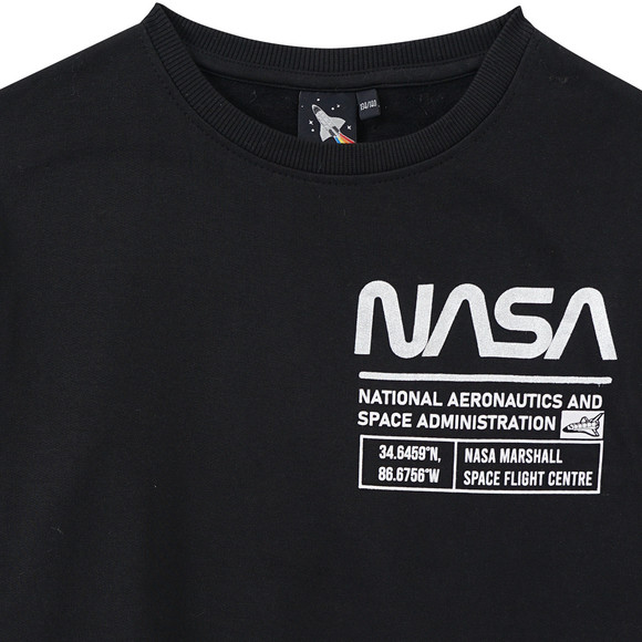 NASA Sweatshirt mit Ärmel-Print