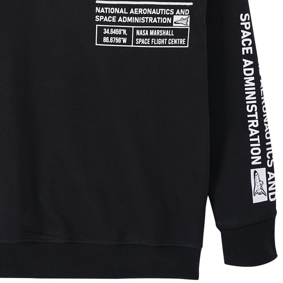 NASA Sweatshirt mit Ärmel-Print