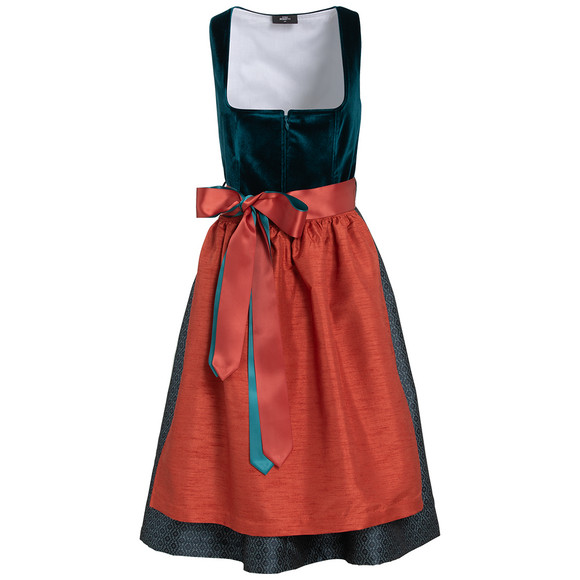 Dames dirndl met velours