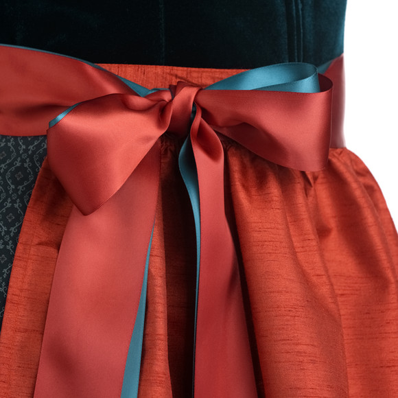 Dames dirndl met velours